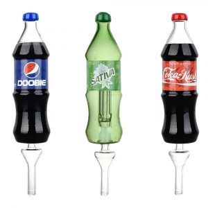 Dabtized Soda Buds Glass Bubbler Dab Straw