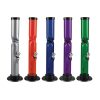 Acrylic Straight Bong w/ Ice Catch - 12" / Colors Vary