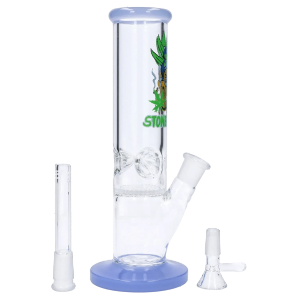 Stoner Mom Straight Tube with Honeycomb Perc - 10 in