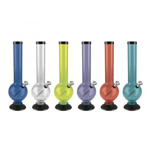 Bubble Acrylic Bong - 12" / Colors Vary