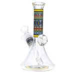 Diamond Beaker w/ Colourful Tube - 7 in.