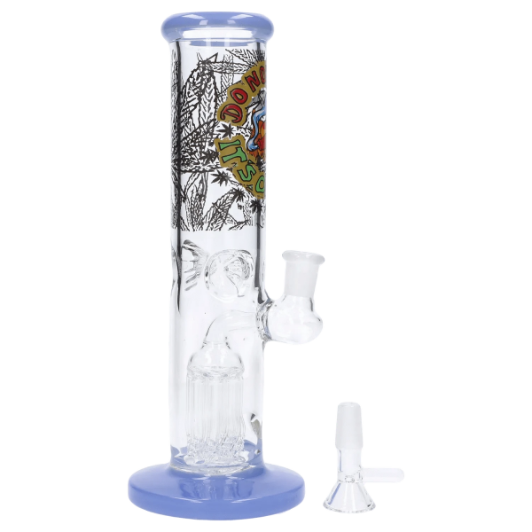 Do Not Panic Straight Tube with Tree Perc - 10 in