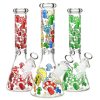 Glow Mushroom 10" Beaker Bong