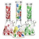 Glow Mushroom 10" Beaker Bong