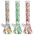 Glow Mushroom 18" Beaker Bong