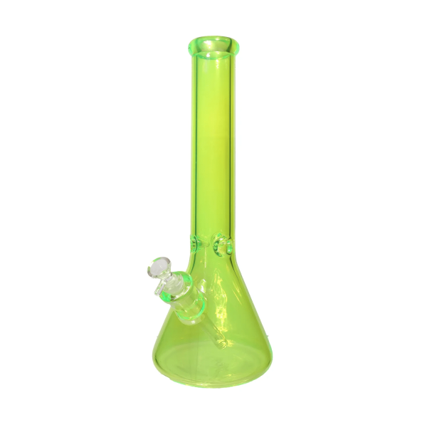 Neon Beaker with Ice Pinch Bong