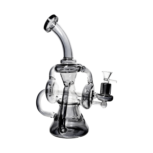 Smoke Cartel Scientific Recycler with Bent Neck Bong