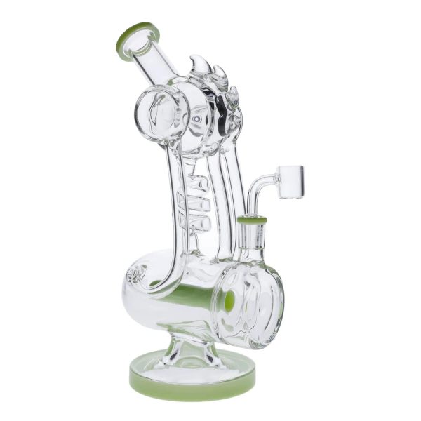 Spiky Recycler Coil Bong