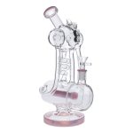 Spiky Recycler Coil Bong