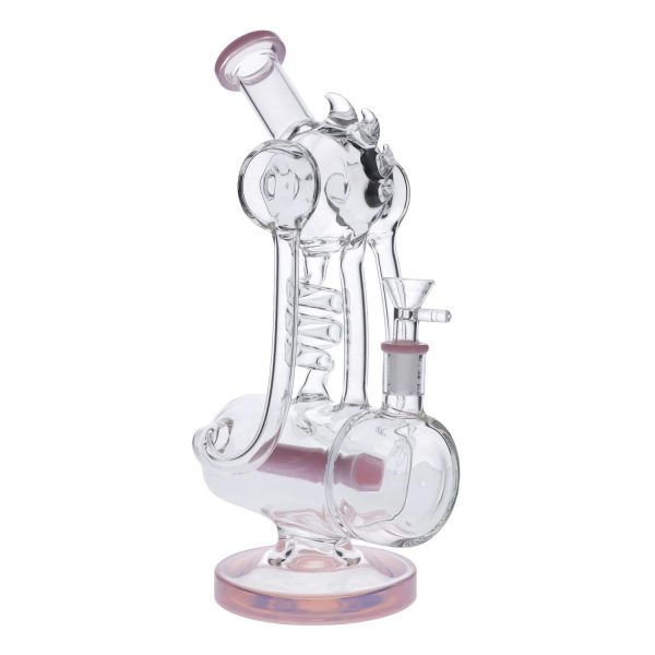 Spiky Recycler Coil Bong