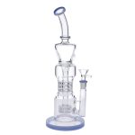 Tall Matrix Perc Recycler Bong