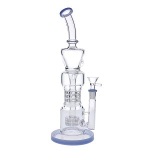Tall Matrix Perc Recycler Bong