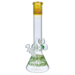 Smoke Cartel Mushroom Marble Bong - 18 in.