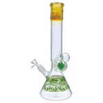 Smoke Cartel Mushroom Marble Bong - 18 in.