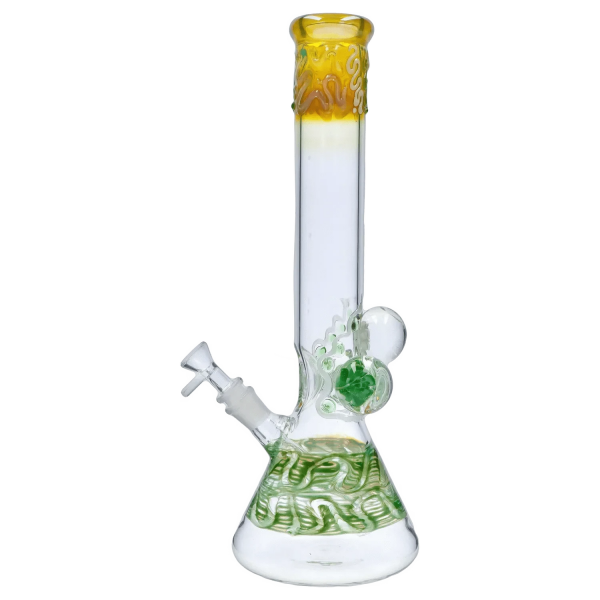 Smoke Cartel Mushroom Marble Bong - 18 in.