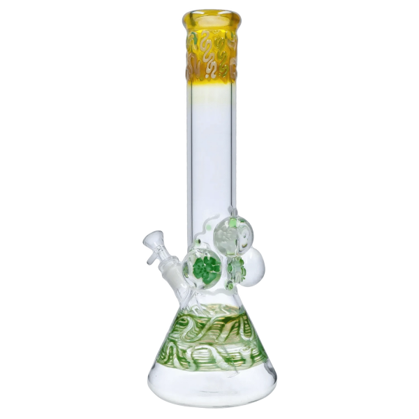 Smoke Cartel Mushroom Marble Bong - 18 in.