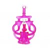 Smoke Cartel Neon Double Recycler with Pyramid Percolator Bong