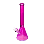 Neon Beaker with Ice Pinch Bong