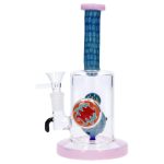 Reversal Art Locket Bong with UFO Showerhead Perc - 8 in