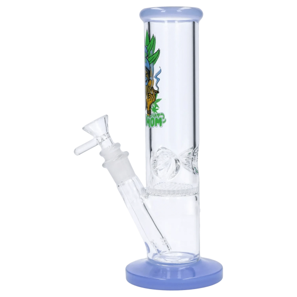 Stoner Mom Straight Tube with Honeycomb Perc - 10 in