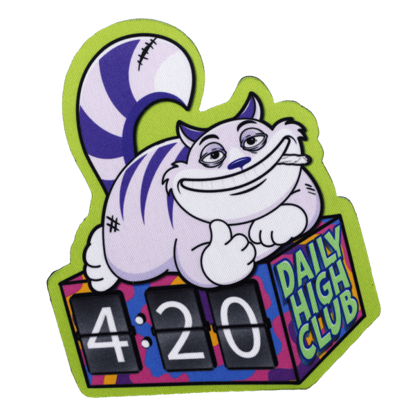 Cheshire Cat Dab Mat for April