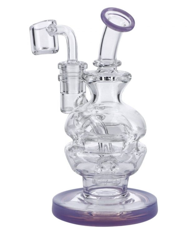 6" Swiss Perc Recycler Rig