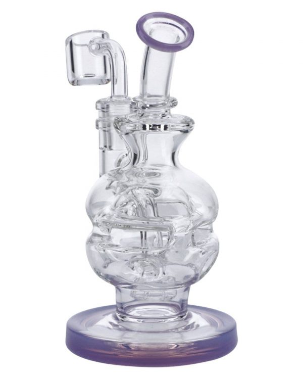6" Swiss Perc Recycler Rig