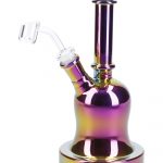 Dab Rig w/Quartz Bell-Shaped-Assorted-8.8in