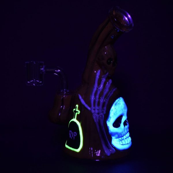 Haunted Gourd Enamel on Glass Dab Rig