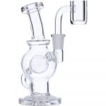 DHC Mini Clear Bent Neck Dab Rig