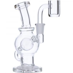 DHC Mini Clear Bent Neck Dab Rig