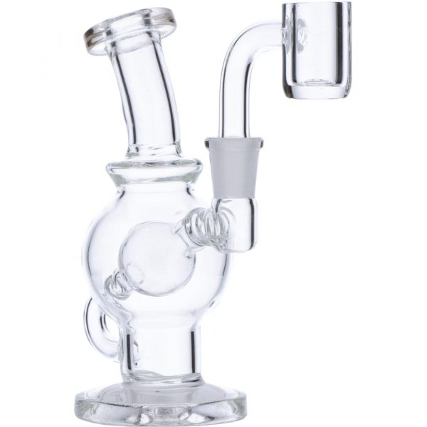 DHC Mini Clear Bent Neck Dab Rig