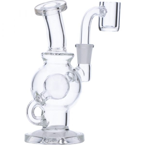 DHC Mini Clear Bent Neck Dab Rig