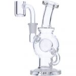 DHC Mini Clear Bent Neck Dab Rig