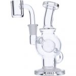 DHC Mini Clear Bent Neck Dab Rig