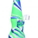 Rigid Blue Silicone Mini Dab Rig