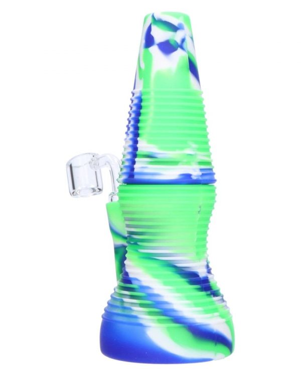 Rigid Blue Silicone Mini Dab Rig