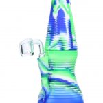 Rigid Blue Silicone Mini Dab Rig