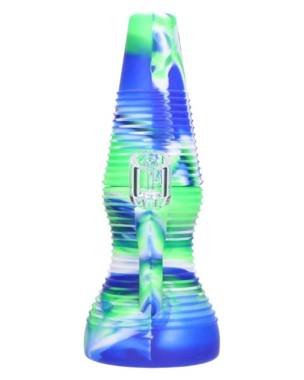 Rigid Blue Silicone Mini Dab Rig