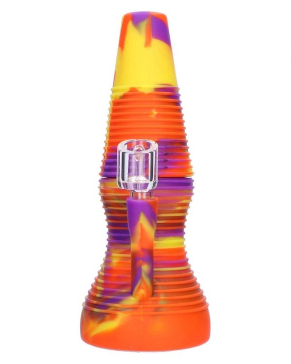 Rigid Orange Silicone Mini Dab Rig