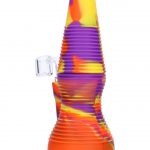 Rigid Orange Silicone Mini Dab Rig