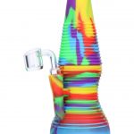 Rigid Rainbow Silicone Mini Dab Rig