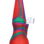 Rigid Red Silicone Mini Dab Rig