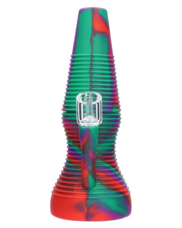 Rigid Red Silicone Mini Dab Rig
