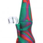 Rigid Red Silicone Mini Dab Rig