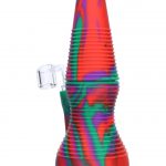 Rigid Red Silicone Mini Dab Rig
