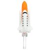 Space Shuttle Silicone Dab Straw - 6"