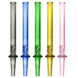 Vortex Twist Dab Straws in Assorted Colors | Ten Piece Bundle
