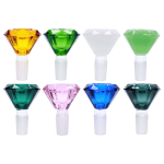 14mm Glass Dazzling Diamond Herb Bowl