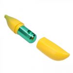 Silicone Banana Skin Metal Hand Pipe